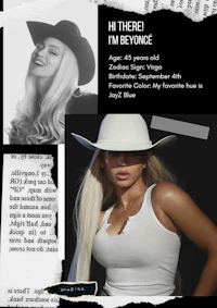 a photo of a woman in a cowboy hat